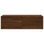 Brown oak plywood TV wall cabinet 100x30x30 cm by vidaXL, TV Furniture - Ref: Foro24-815098, Price: 44,31 €, Discount: %