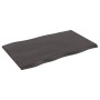 Tischplatte aus behandeltem Eichenholz, braune Live-Kante, 80 x 50 x 2 cm von vidaXL, Tischplatten - Ref: Foro24-364007, Prei...