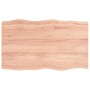 Tablero mesa madera tratada borde natural marrón 100x60x(2-4)cm de vidaXL, Tableros para mesas - Ref: Foro24-363954, Precio: ...