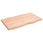 Tablero mesa madera tratada borde natural marrón 100x60x(2-4)cm de vidaXL, Tableros para mesas - Ref: Foro24-363954, Precio: ...