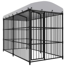 Outdoor kennel with roof 300x150x210 cm by vidaXL, Dog kennels and fences - Ref: Foro24-170891, Price: 605,19 €, Discount: %