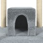 Rascador para gatos con postes de sisal gris claro 174 cm de vidaXL, Mobiliario para gatos - Ref: Foro24-171534, Precio: 148,...