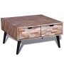 Coffee table with 4 recycled teak wood drawers by vidaXL, Coffee table - Ref: Foro24-241708, Price: 212,57 €, Discount: %