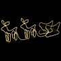 Christmas reindeer and sleigh garden decoration 576 LEDs by vidaXL, Christmas lights - Ref: Foro24-51257, Price: 36,61 €, Dis...