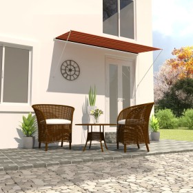 Toldo retráctil naranja y marrón 300x150 cm de vidaXL, Toldos - Ref: Foro24-145897, Precio: 61,84 €, Descuento: %