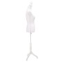 Maniquí busto de mujer exhibición blanco de vidaXL, Galanes de noche - Ref: Foro24-30022, Precio: 72,96 €, Descuento: %