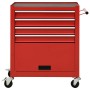 Tool cart with 4 red steel drawers by vidaXL, Cargo forklifts - Ref: Foro24-147187, Price: 189,66 €, Discount: %