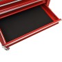 Tool cart with 4 red steel drawers by vidaXL, Cargo forklifts - Ref: Foro24-147187, Price: 189,66 €, Discount: %