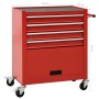 Tool cart with 4 red steel drawers by vidaXL, Cargo forklifts - Ref: Foro24-147187, Price: 189,66 €, Discount: %