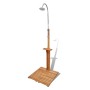 Wooden garden shower by vidaXL, Pool and spa accessories - Ref: Foro24-40857, Price: 124,84 €, Discount: %