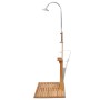 Ducha de jardín de madera de vidaXL, Accesorios para piscinas y spa - Ref: Foro24-40857, Precio: 124,84 €, Descuento: %