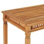 Mesa de comedor de jardín madera maciza de teca 110x65x80 cm de vidaXL, Mesas de jardín - Ref: Foro24-49385, Precio: 220,47 €...