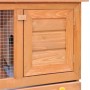 Casa de animales pequeños jaula conejera 1 puerta madera de vidaXL, Jaulas y habitáculos para animales pequeños - Ref: Foro24...