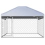 Outdoor kennel with roof 200x200x135 cm by vidaXL, Dog kennels and fences - Ref: Foro24-144493, Price: 186,34 €, Discount: %