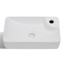 Ceramic sink with tap hole and white drain by vidaXL, Sinks - Ref: Foro24-141934, Price: 63,49 €, Discount: %