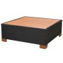 Gartenmöbel und Kissen 7 Stück schwarzes synthetisches Rattan von vidaXL, Gartensets - Ref: Foro24-42751, Preis: 784,15 €, Ra...