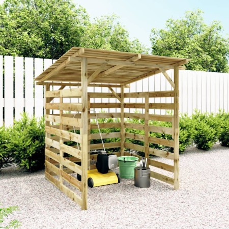 Firewood shed made of impregnated pine wood by vidaXL, Firewood bags and holders - Ref: Foro24-43325, Price: 289,99 €, Discou...