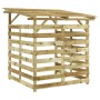 Caseta para leña de madera de pino impregnada de vidaXL, Bolsas y soportes de leña - Ref: Foro24-43325, Precio: 289,99 €, Des...