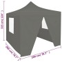 Carpa plegable profesional 4 paredes acero gris antracita 2x2 m de vidaXL, Carpas y cenadores - Ref: Foro24-48885, Precio: 13...