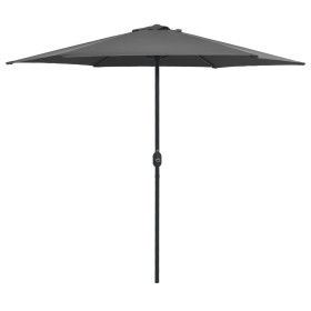 Anthracite gray aluminum pole garden umbrella 270x246 cm by vidaXL, Umbrellas - Ref: Foro24-47346, Price: 54,99 €, Discount: %