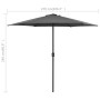 Anthracite gray aluminum pole garden umbrella 270x246 cm by vidaXL, Umbrellas - Ref: Foro24-47346, Price: 54,75 €, Discount: %