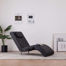 Massage couch with black synthetic leather pillow by vidaXL, Daybeds - Ref: Foro24-281284, Price: 216,24 €, Discount: %