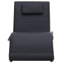 Diván de masaje con almohada de cuero sintético negro de vidaXL, Divanes - Ref: Foro24-281284, Precio: 215,27 €, Descuento: %