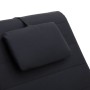 Diván de masaje con almohada de cuero sintético negro de vidaXL, Divanes - Ref: Foro24-281284, Precio: 215,27 €, Descuento: %