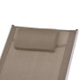 Silla mecedora de jardín de textilene gris topo de vidaXL, Sillas de jardín - Ref: Foro24-47783, Precio: 112,57 €, Descuento: %