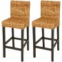 Kitchen bar stools 2 units abacá by vidaXL, Kitchen stools - Ref: Foro24-242687, Price: 212,57 €, Discount: %