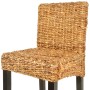 Kitchen bar stools 2 units abacá by vidaXL, Kitchen stools - Ref: Foro24-242687, Price: 212,99 €, Discount: %