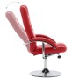 Red synthetic leather recliner with footrest by vidaXL, Armchairs - Ref: Foro24-248658, Price: 356,99 €, Discount: %