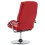 Red synthetic leather recliner with footrest by vidaXL, Armchairs - Ref: Foro24-248658, Price: 356,99 €, Discount: %