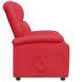 Sillón reclinable de cuero sintético rojo de vidaXL, Sillones - Ref: Foro24-322441, Precio: 192,99 €, Descuento: %