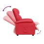 Sillón reclinable de cuero sintético rojo de vidaXL, Sillones - Ref: Foro24-322441, Precio: 192,99 €, Descuento: %