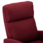 Sillón reclinable de tela rojo tinto de vidaXL, Sillones - Ref: Foro24-289699, Precio: 147,99 €, Descuento: %