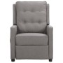 Sillón reclinable eléctrico tela gris claro de vidaXL, Sillones - Ref: Foro24-3098610, Precio: 233,78 €, Descuento: %