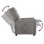 Electric recliner light gray fabric by vidaXL, Armchairs - Ref: Foro24-3098610, Price: 233,78 €, Discount: %