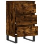 Aparador madera de ingeniería roble ahumado 40x35x70 cm de vidaXL, Aparadores - Ref: Foro24-831105, Precio: 63,71 €, Descuent...