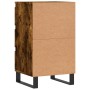 Aparador madera de ingeniería roble ahumado 40x35x70 cm de vidaXL, Aparadores - Ref: Foro24-831105, Precio: 63,71 €, Descuent...