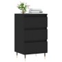 Engineered wood black sideboard 40x35x70 cm by vidaXL, Sideboards - Ref: Foro24-831085, Price: 72,78 €, Discount: %