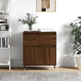 Oak brown plywood sideboard 60x35x70 cm by vidaXL, Sideboards - Ref: Foro24-831115, Price: 64,99 €, Discount: %