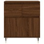 Aparador madera contrachapada marrón roble 60x35x70 cm de vidaXL, Aparadores - Ref: Foro24-831115, Precio: 63,98 €, Descuento: %