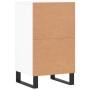 Aparador madera de ingeniería blanco 40x35x70 cm de vidaXL, Aparadores - Ref: Foro24-831100, Precio: 64,08 €, Descuento: %