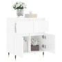 Glossy white plywood sideboard 60x35x70 cm by vidaXL, Sideboards - Ref: Foro24-831110, Price: 78,24 €, Discount: %