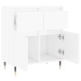 Glossy white plywood sideboard 60x35x70 cm by vidaXL, Sideboards - Ref: Foro24-831110, Price: 78,24 €, Discount: %