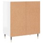 Aparador de madera contrachapada blanco brillante 60x35x70 cm de vidaXL, Aparadores - Ref: Foro24-831110, Precio: 78,24 €, De...