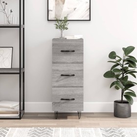 Sonoma gray engineered wood sideboard 34.5x34x90 cm by vidaXL, Sideboards - Ref: Foro24-828602, Price: 66,99 €, Discount: %