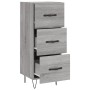 Aparador madera de ingeniería gris Sonoma 34,5x34x90 cm de vidaXL, Aparadores - Ref: Foro24-828602, Precio: 66,32 €, Descuent...