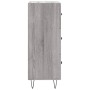 Aparador madera de ingeniería gris Sonoma 34,5x34x90 cm de vidaXL, Aparadores - Ref: Foro24-828602, Precio: 66,32 €, Descuent...